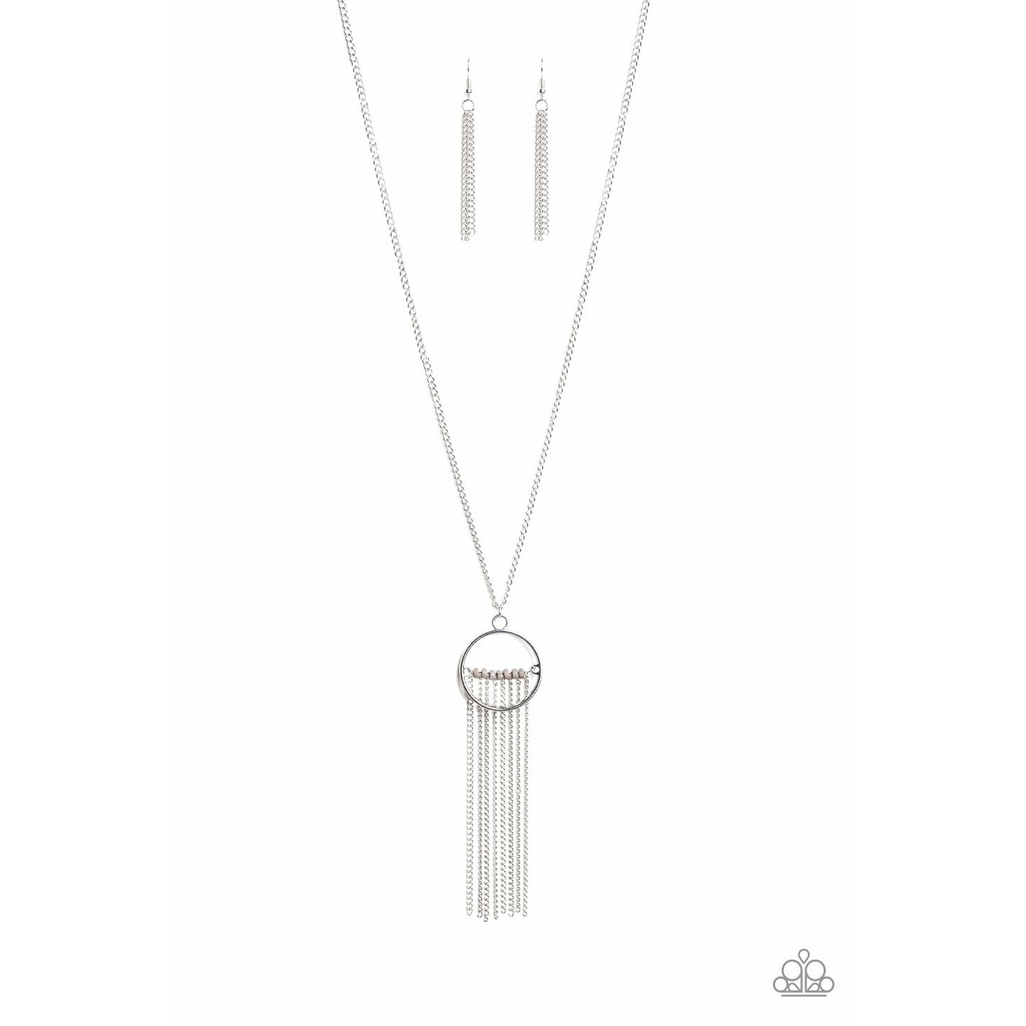 Terra Tassel - Silver necklace (Jewelry)