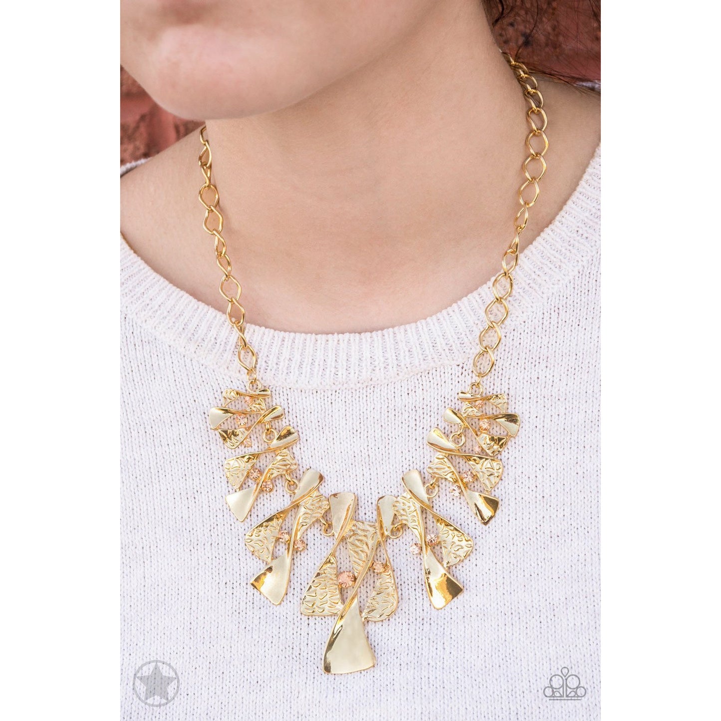 The Sands of Time - Gold necklace (Jewelry)