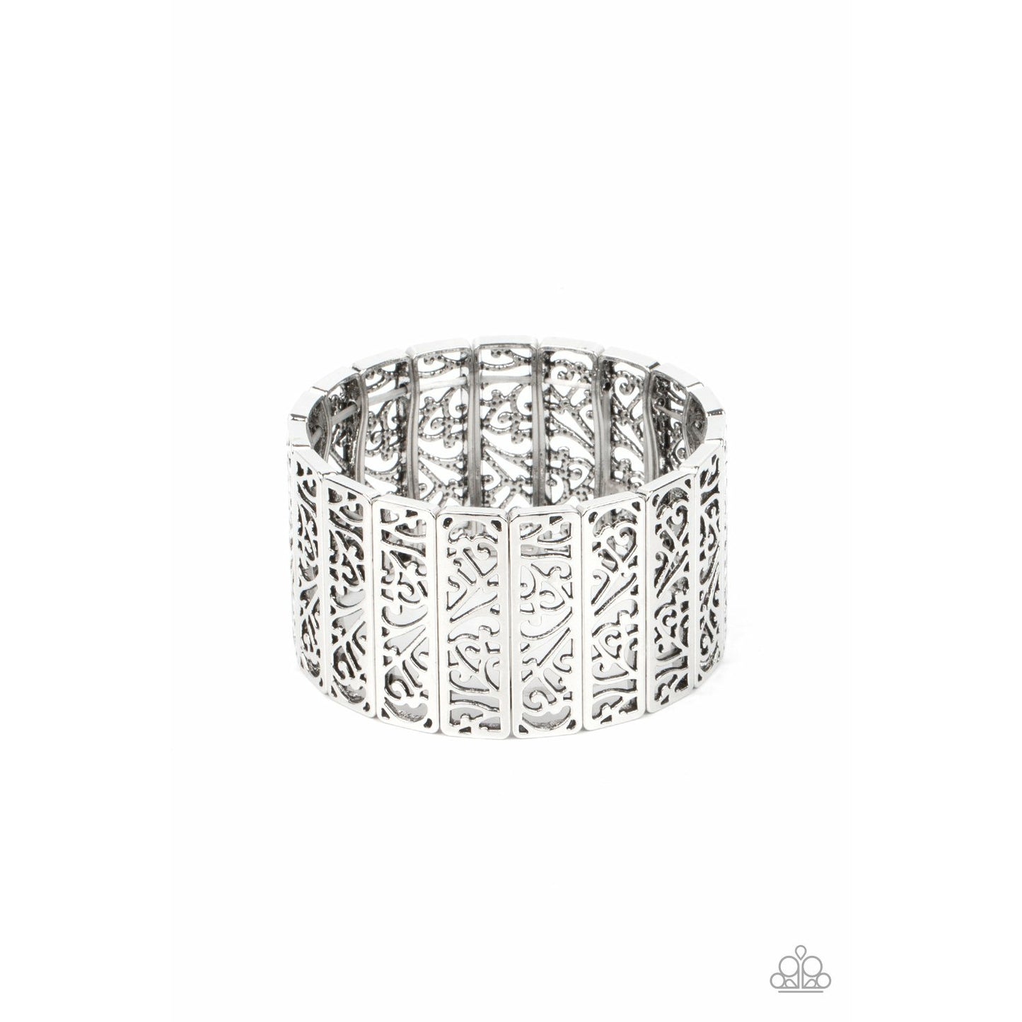 Ornate Orchards - Silver bracelet (Jewelry)