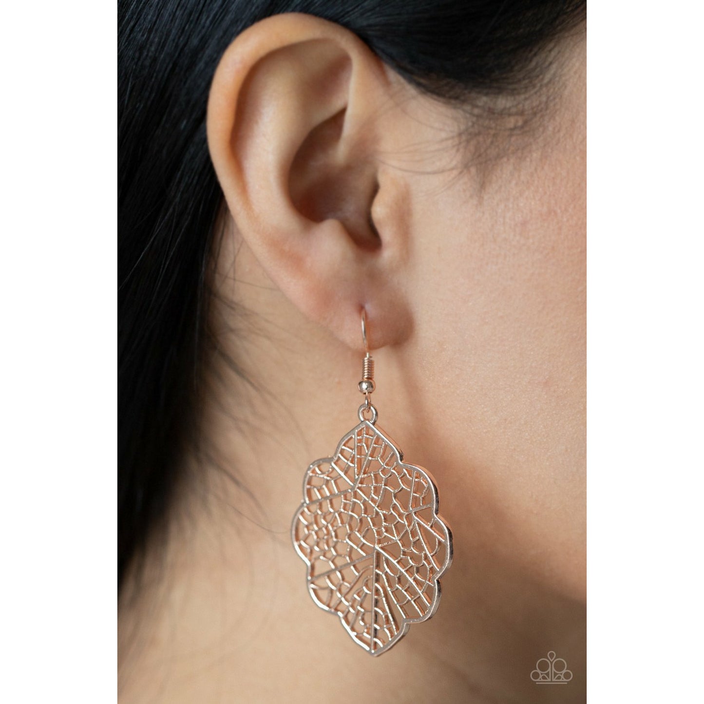 Meadow Mosaic - Rose Gold earrings (Jewelry)