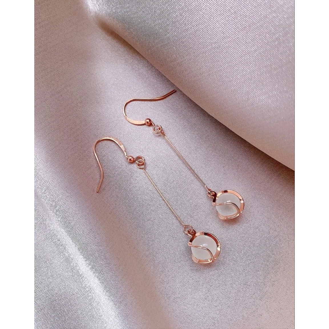 Suspended in time earrings
