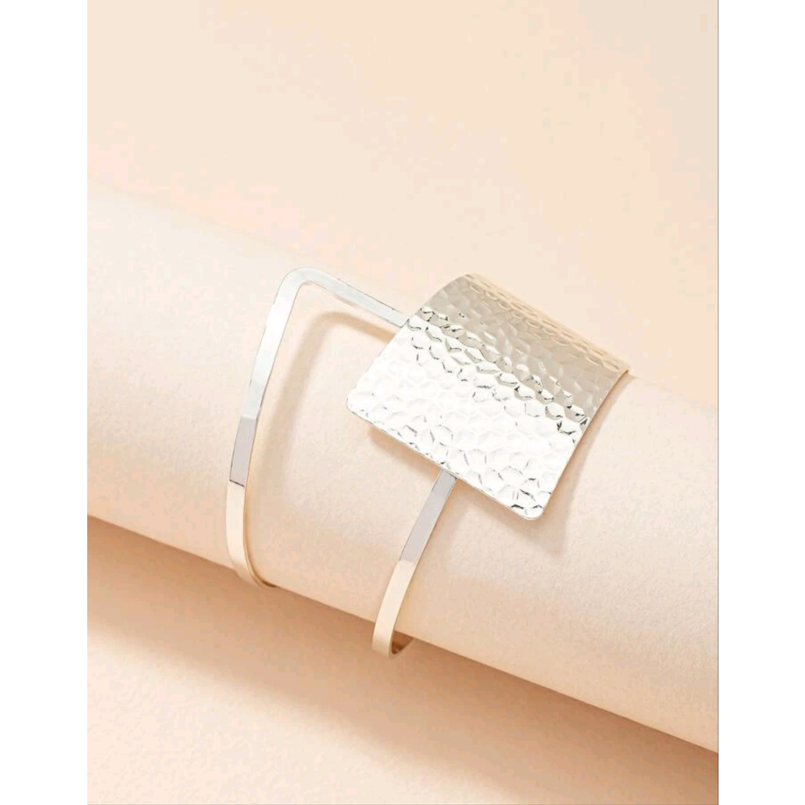 Textured cuff bracelet