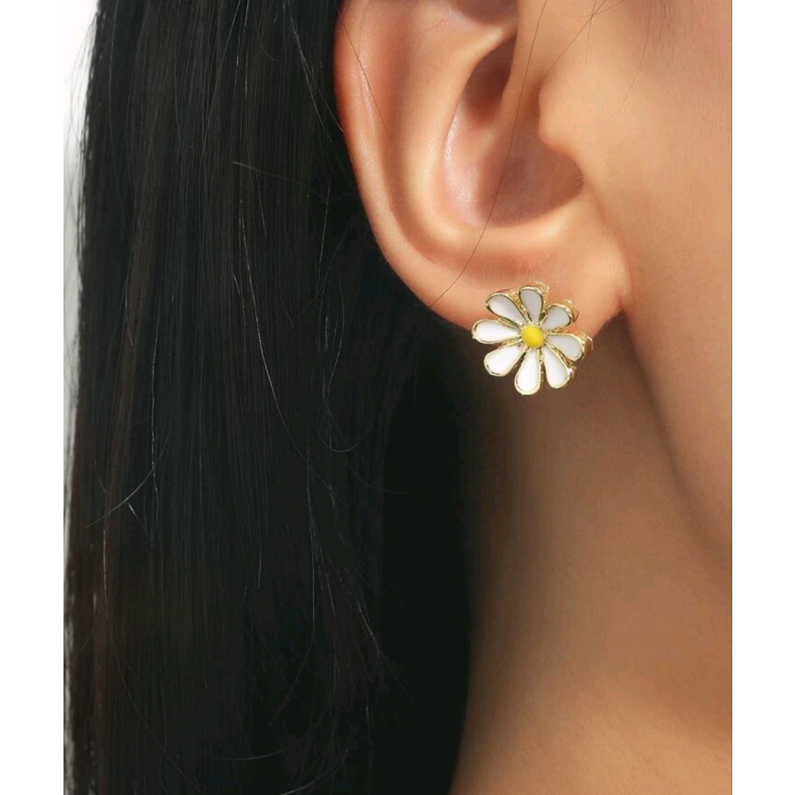 Sunshine and a daisy earrings (Earrings)