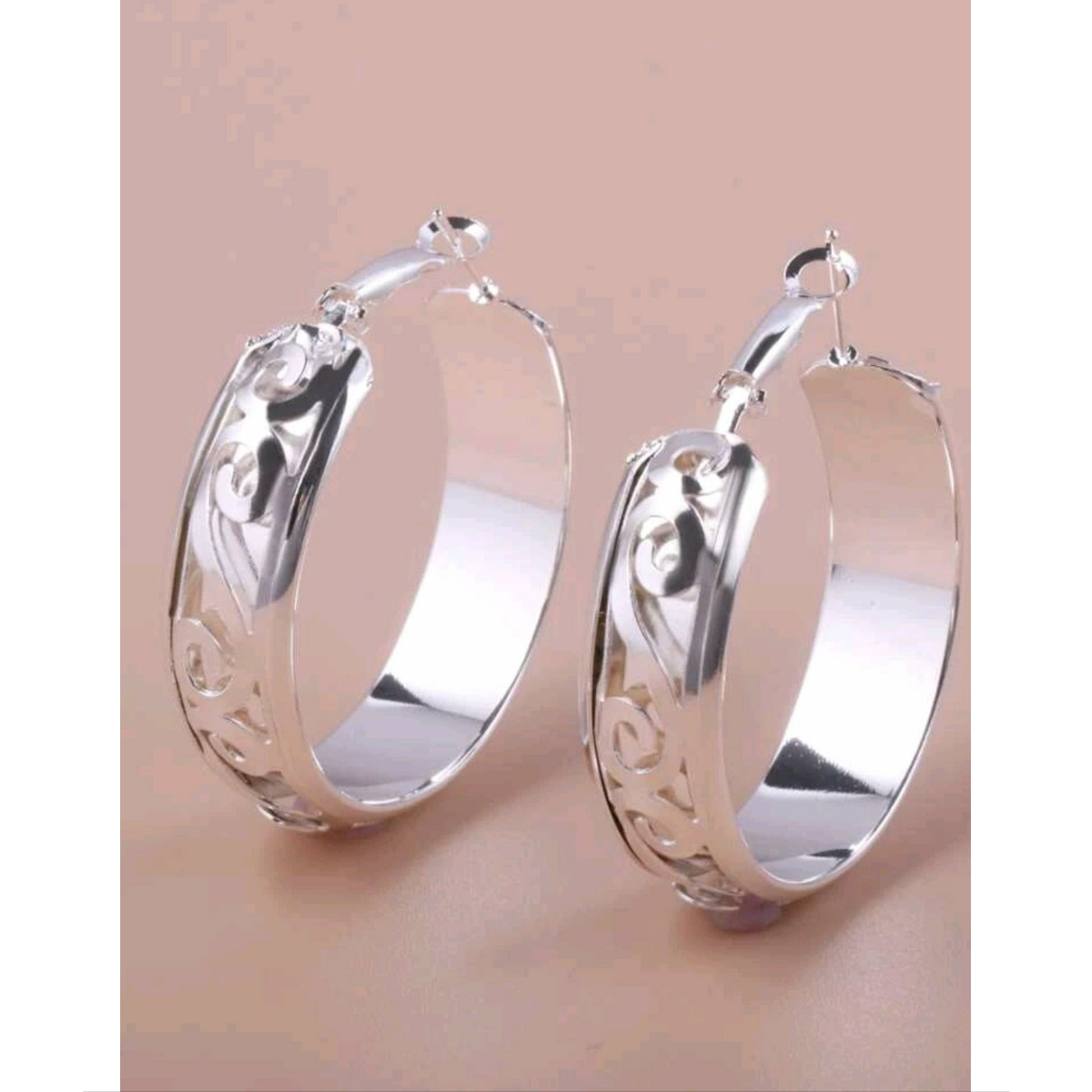 Scrolled elegance earrings (Jewelry)