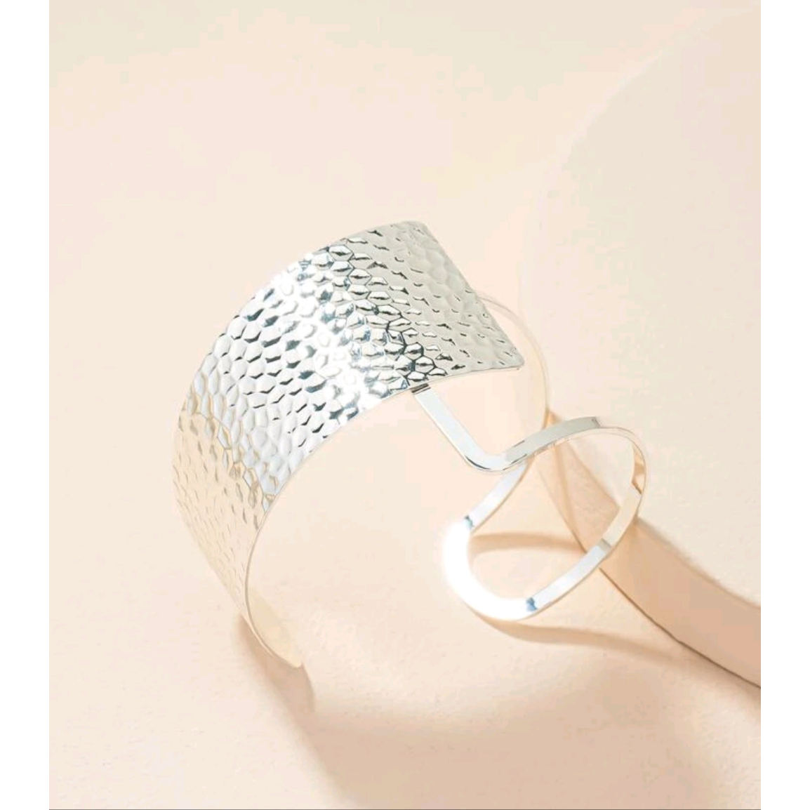 Textured cuff bracelet