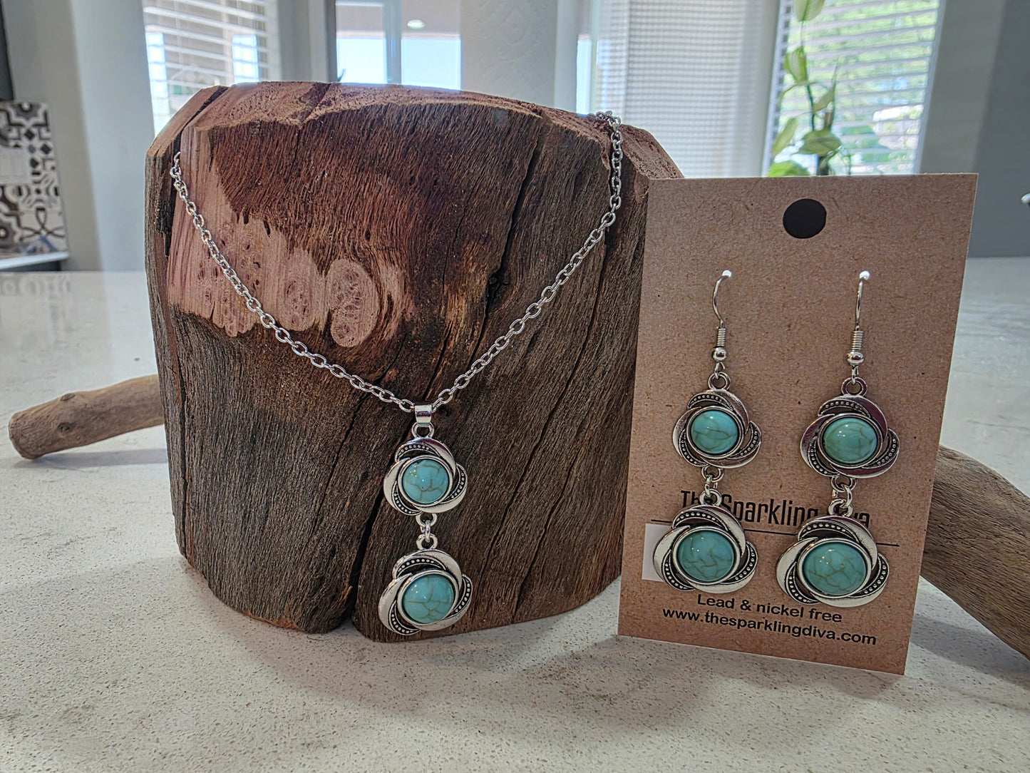 Double down necklace set