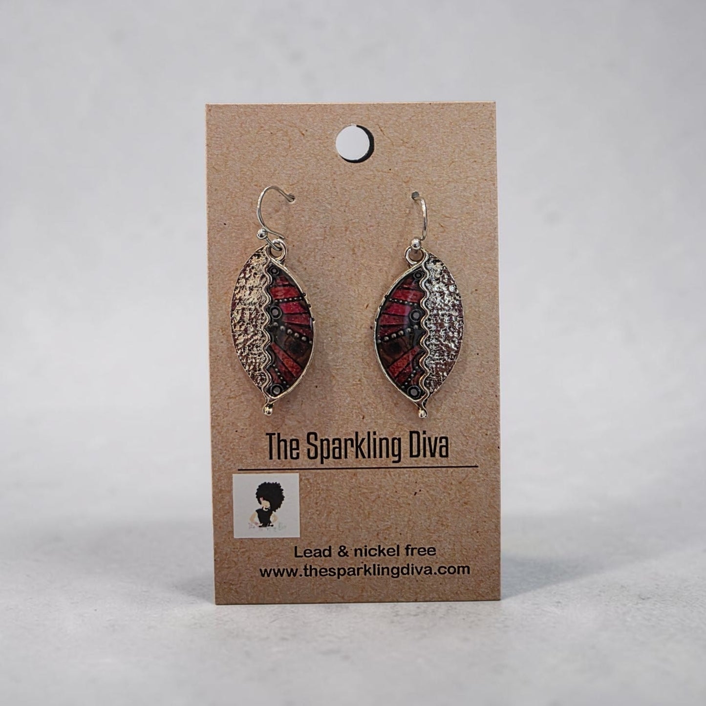 Jazzy leaf earrings