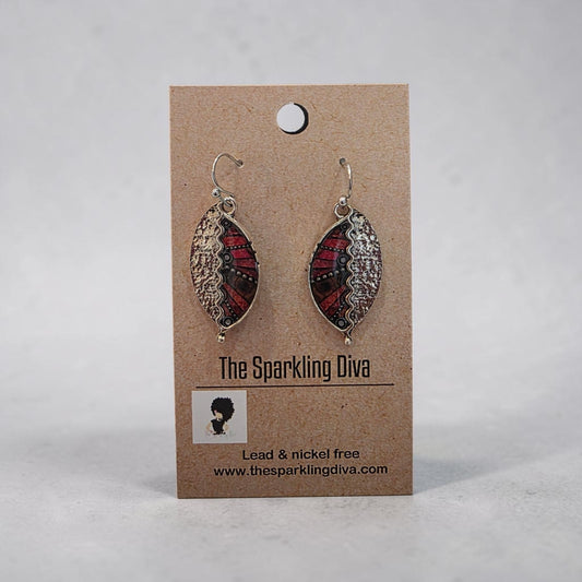 Jazzy leaf earrings