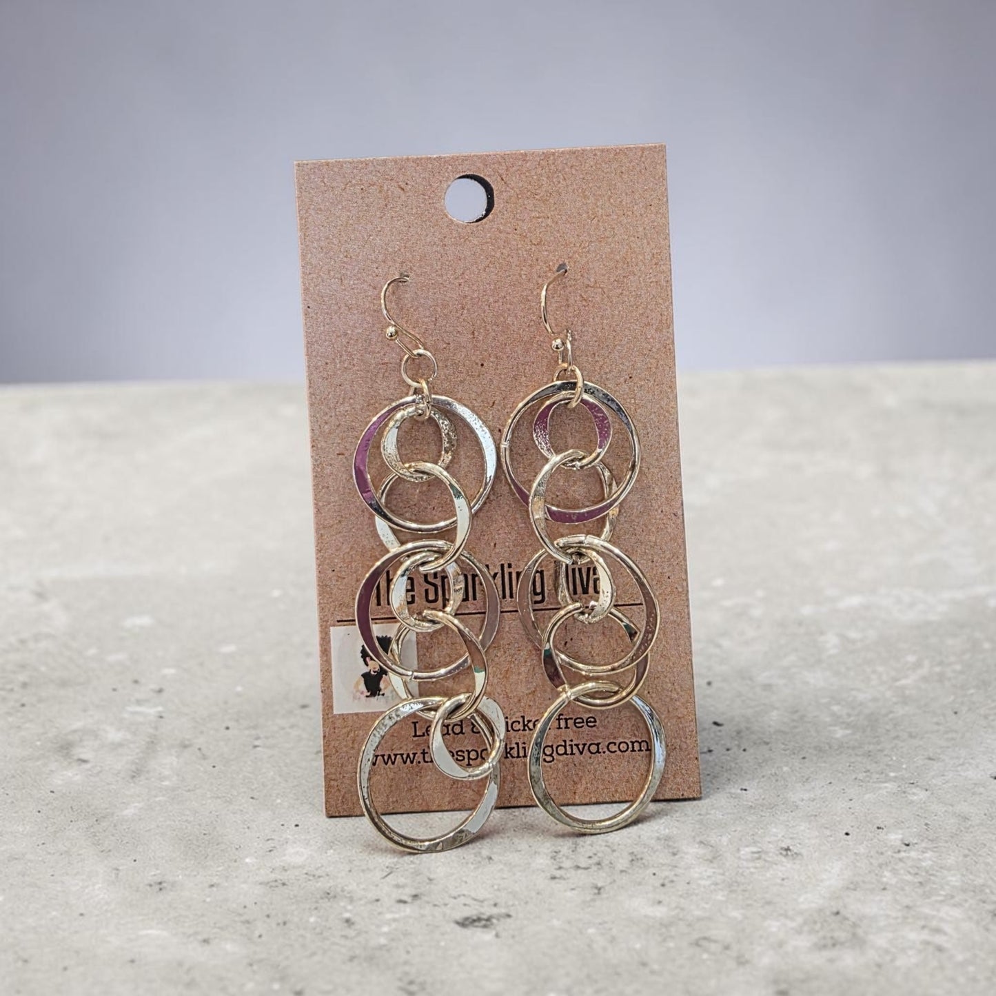 Interlocked earrings