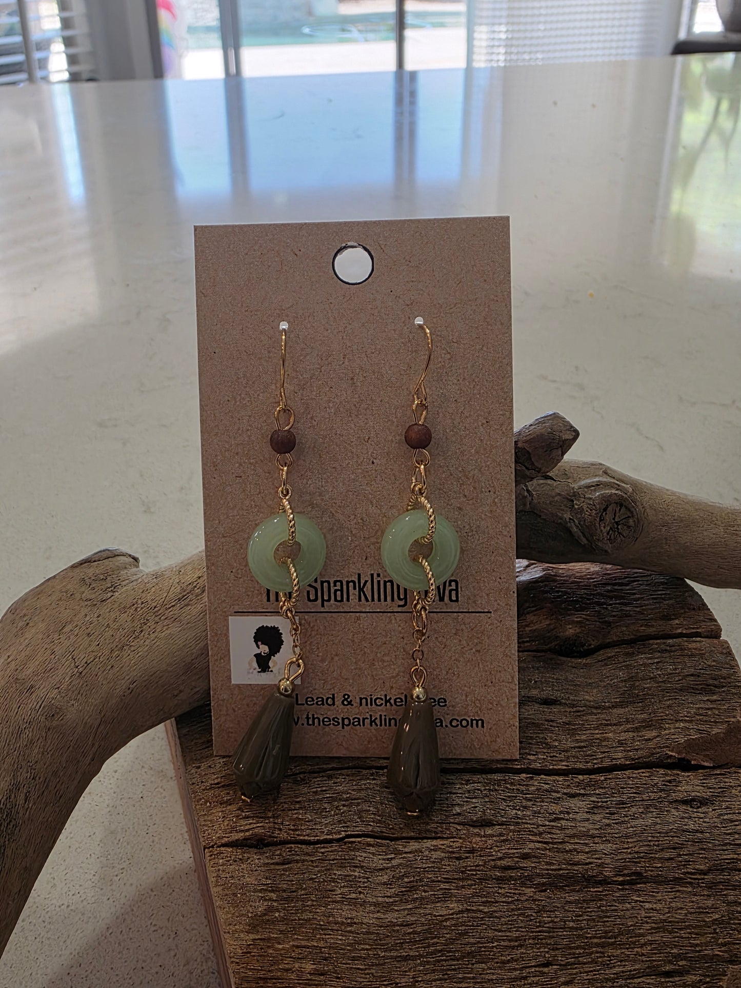 Jaded earrings