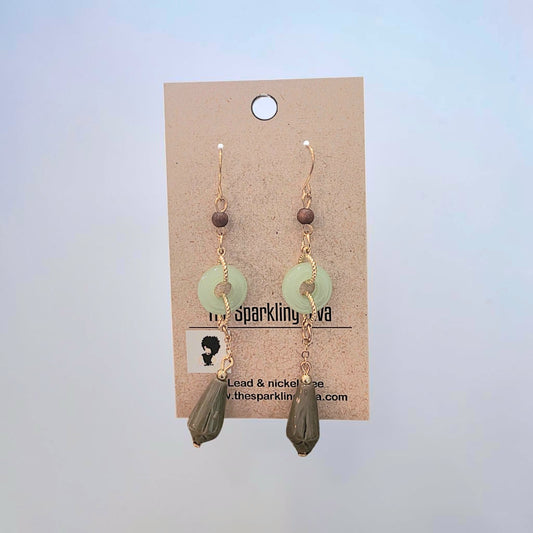Jaded earrings
