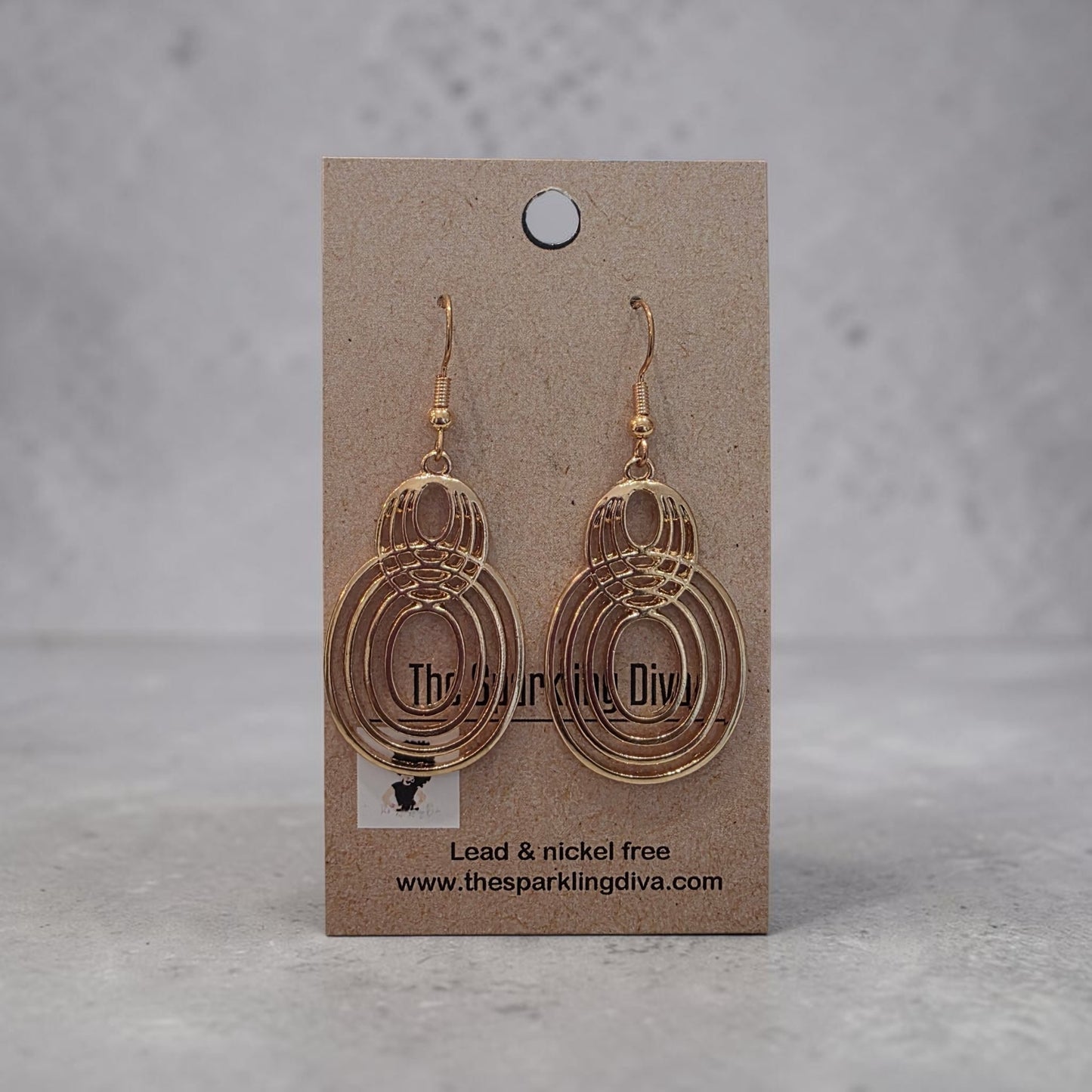 Figure eight earrings