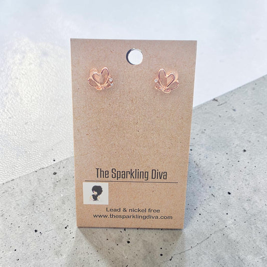 True heart earrings