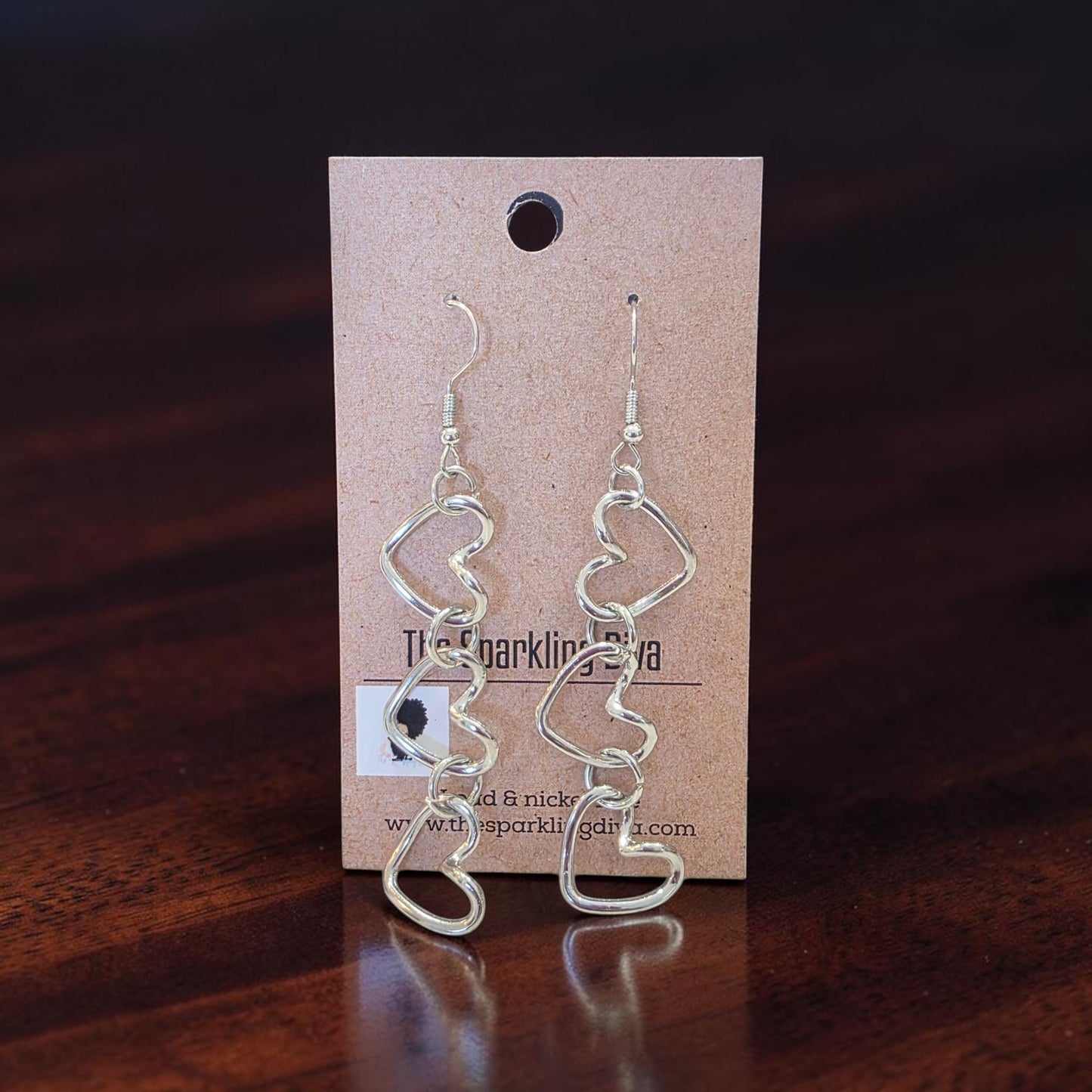Heart to heart earrings