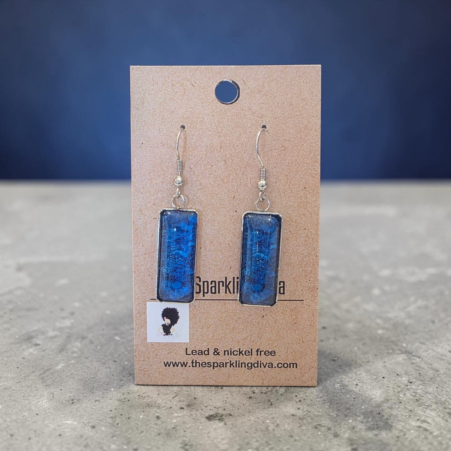 Midnight sky earrings