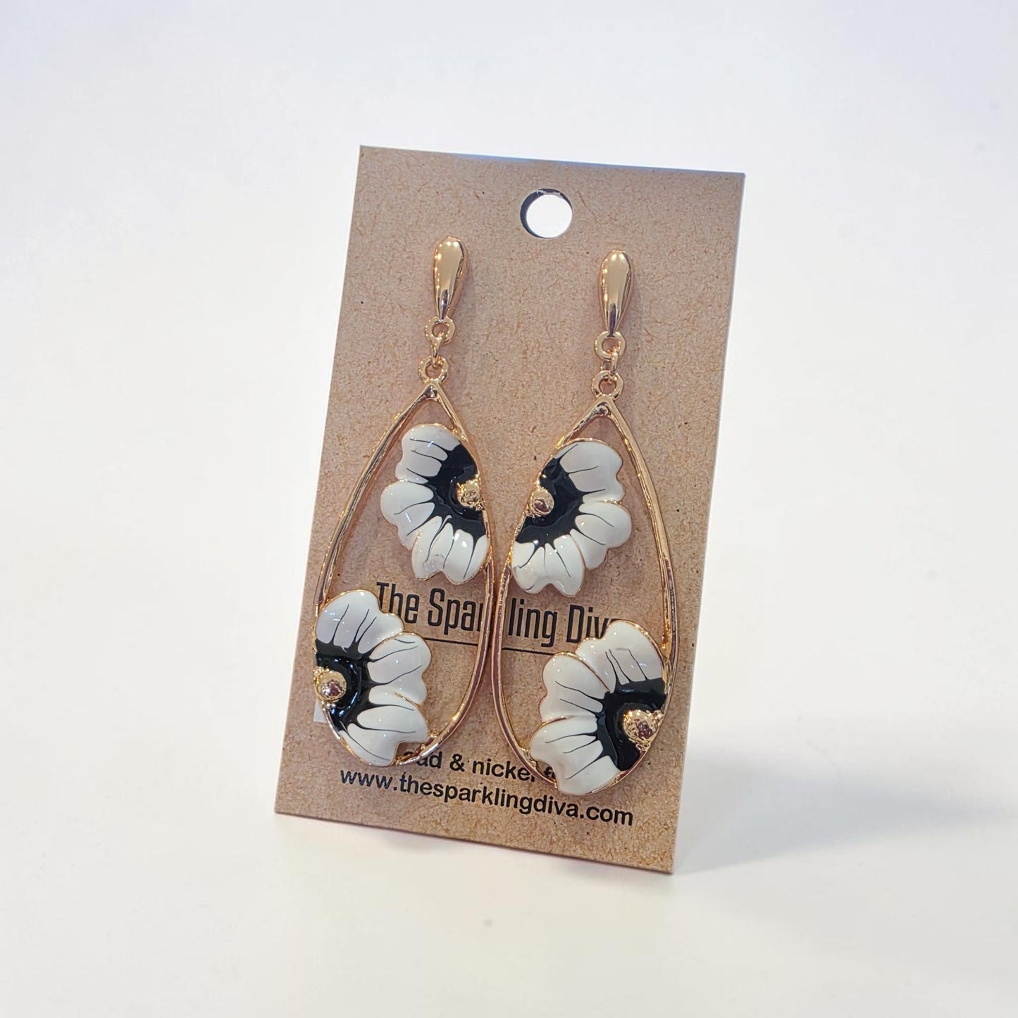 Floral parade earrings