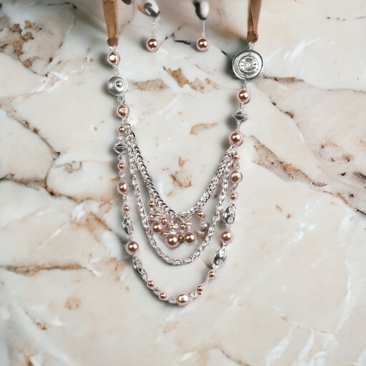 All The Trimmings - Brown necklace (Jewelry)