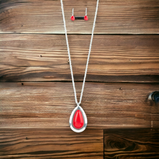 BADLAND To The Bone - Red necklace (Jewelry)