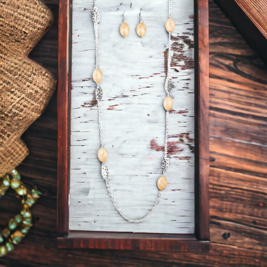 Beachfront Beauty - Brown necklace (Jewelry)