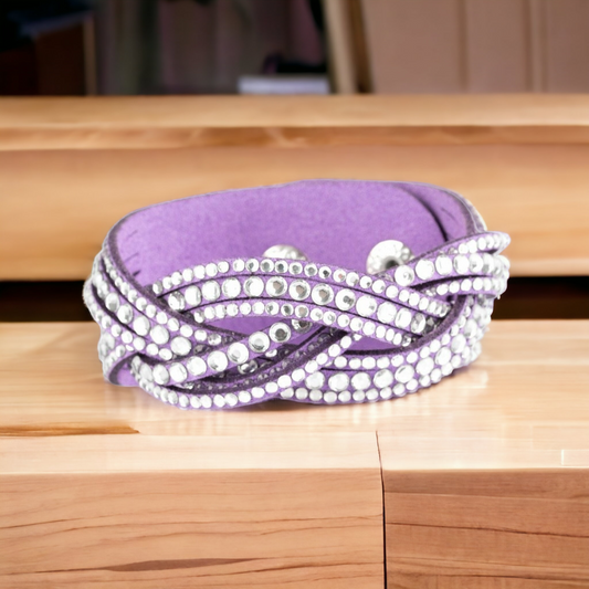 Bring On The Bling - Purple bracelet (Jewelry)