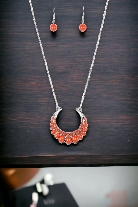 Count To ZEN - Orange necklace (Jewelry)