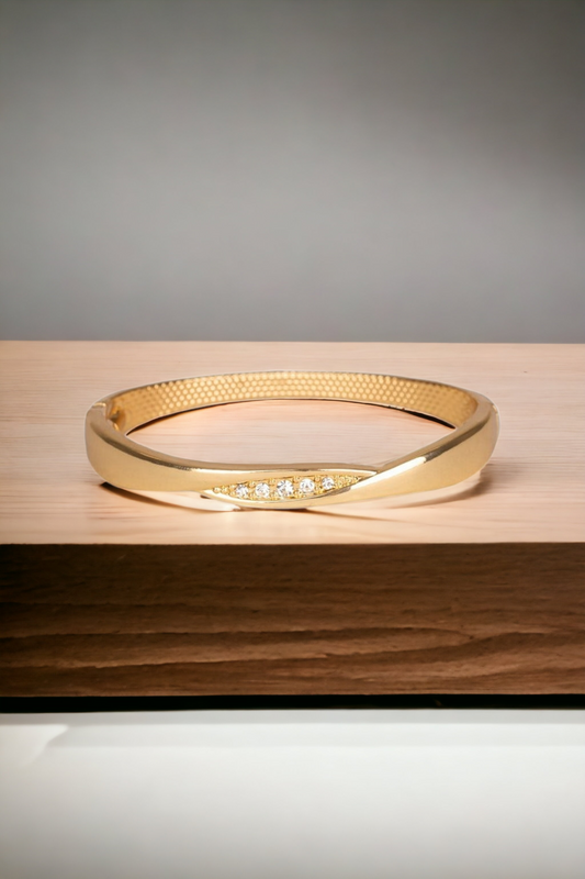 Glittering Grit - Gold bracelet (Jewelry)