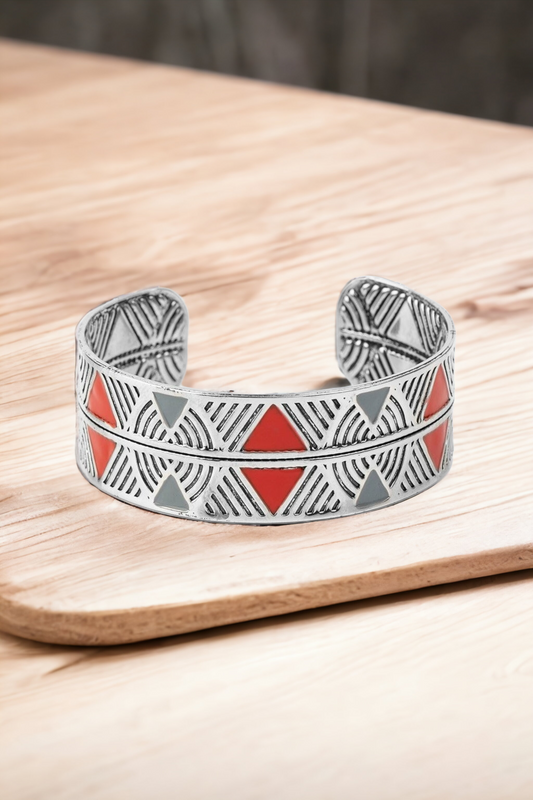 Hidden Glyphs - Red bracelet (Jewelry)