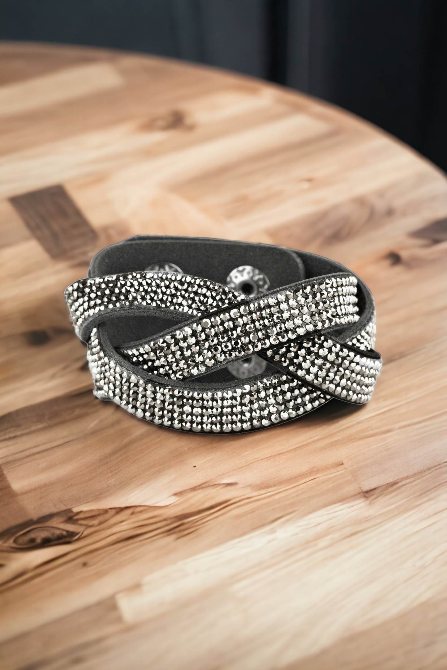Nice Girls Finish Last - Black Bracelet