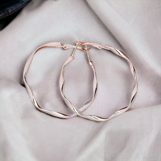 Twisted by nature hoop earrings (Jewelry)