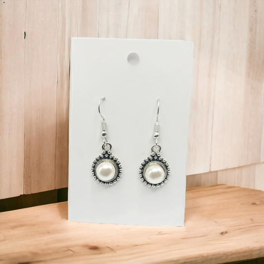 Victorian pearl earrings (earrings)
