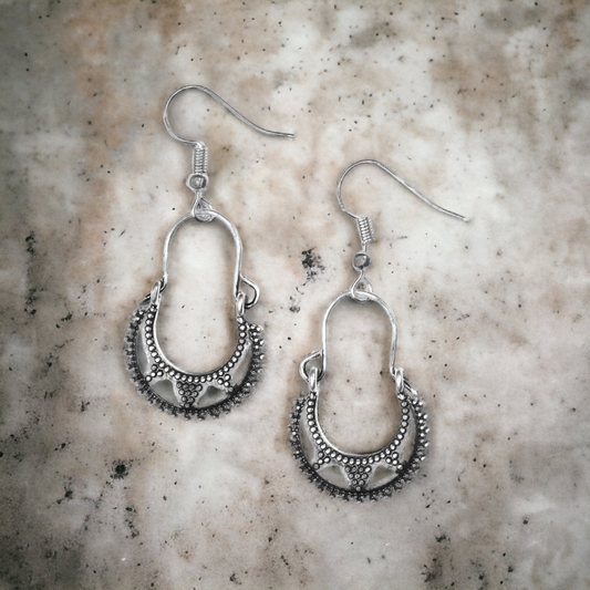 Industrially Indigenous - Silver earrings (Jewelry)