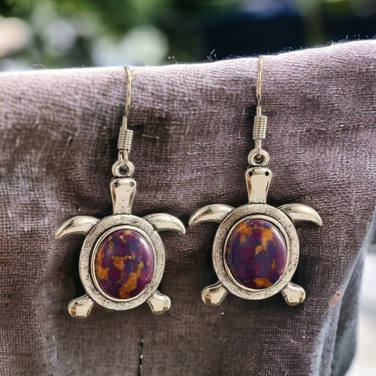 Turtle drop earrings (Jewelry)