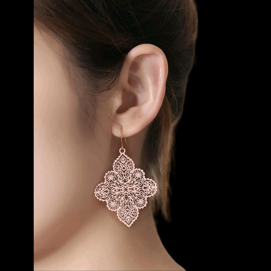 Perfectly pink earrings (Earrings)