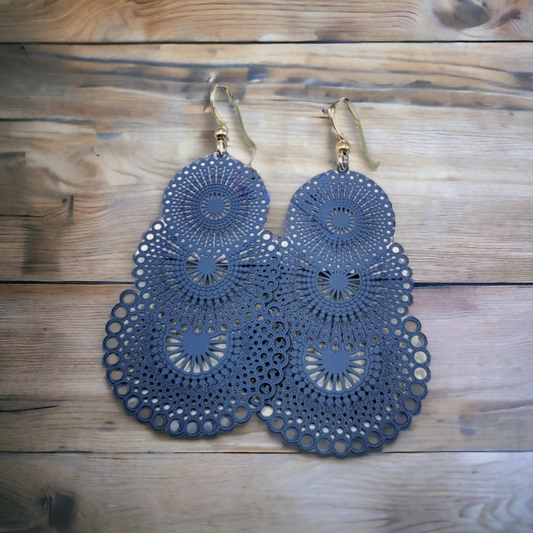 Spanish decor blue earrings (Jewelry)