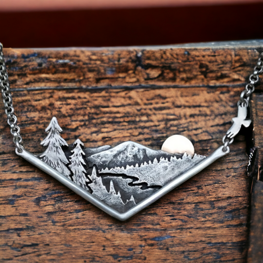 Mountain woman wilderness necklace (necklace)