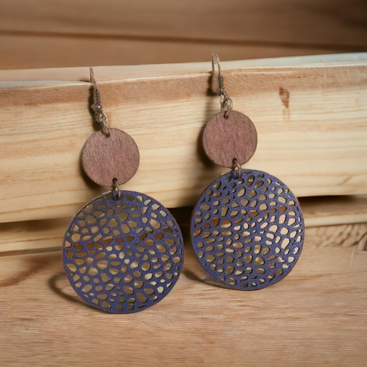 Lattice work earrings (earrings)