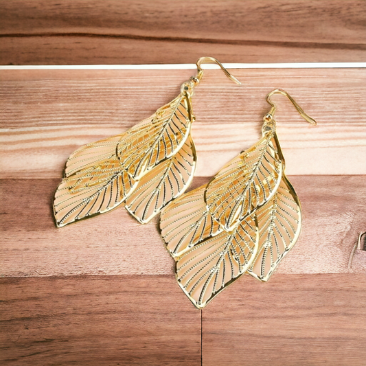 Falling leaves earrings (earrings)