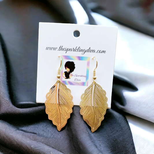 Leaf me alone earrings (Earrings)