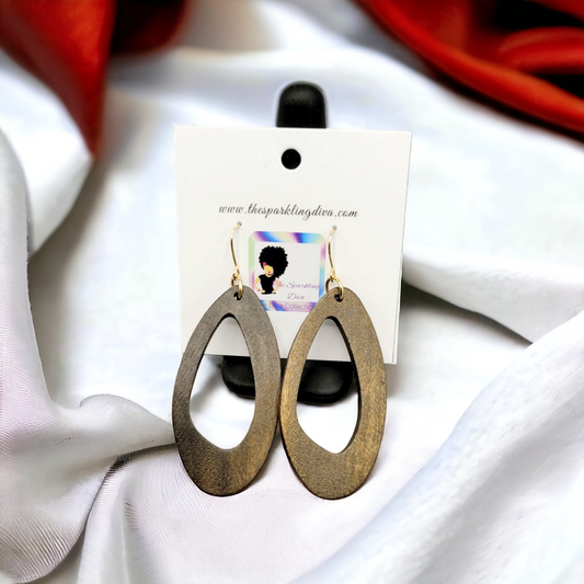 Oval evaluation earrings (Earrings)