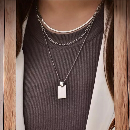 Tagless layered necklace set (Jewelry)