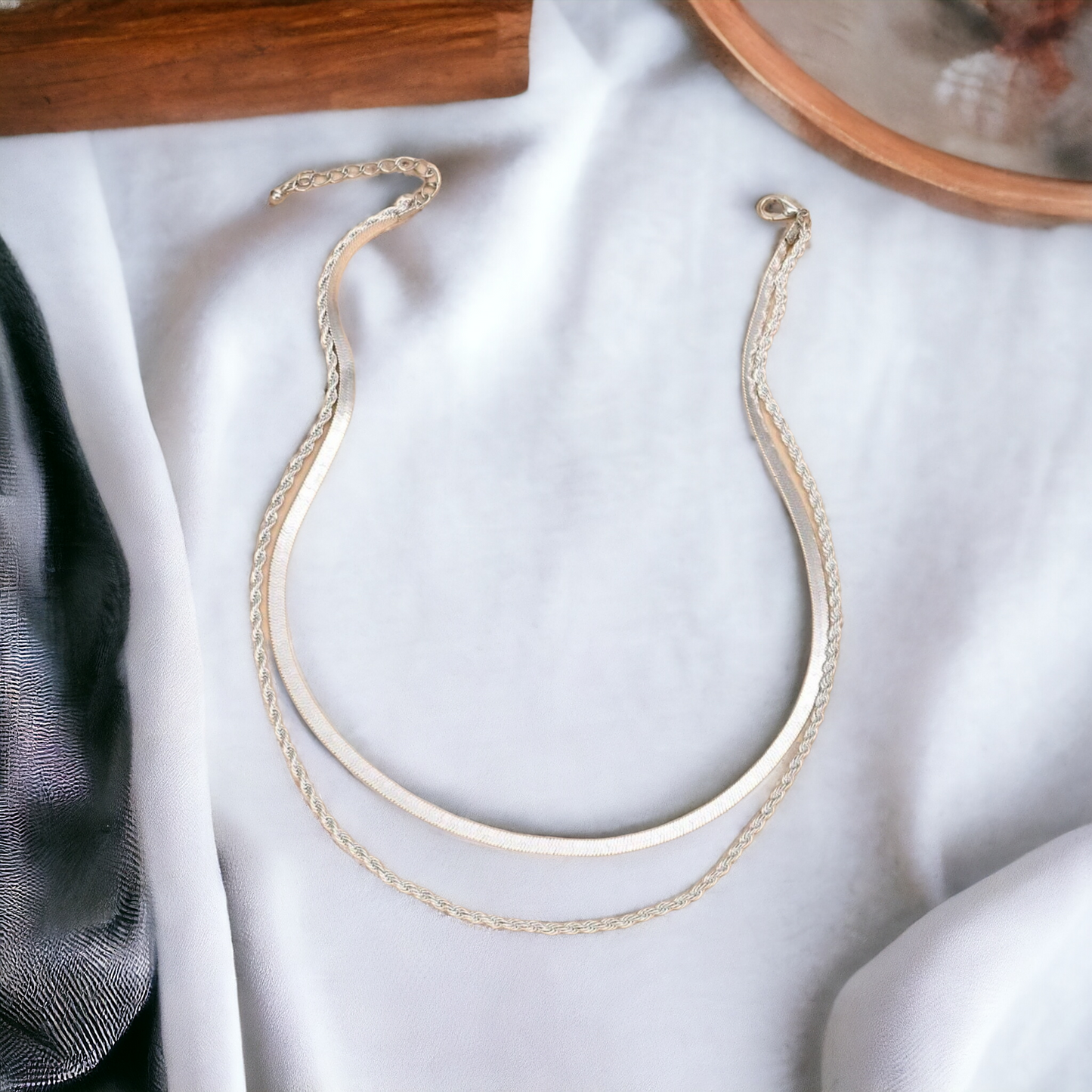Layered necklace