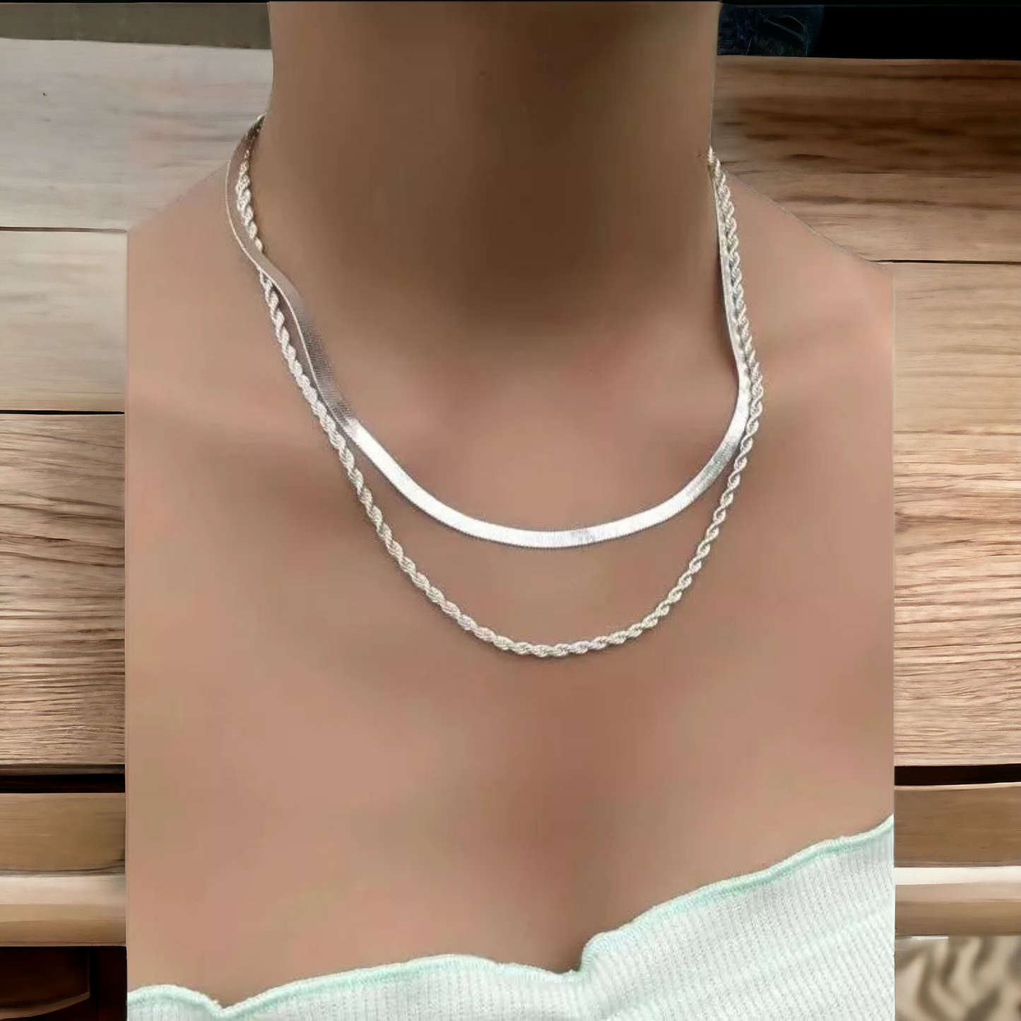 Layered necklace