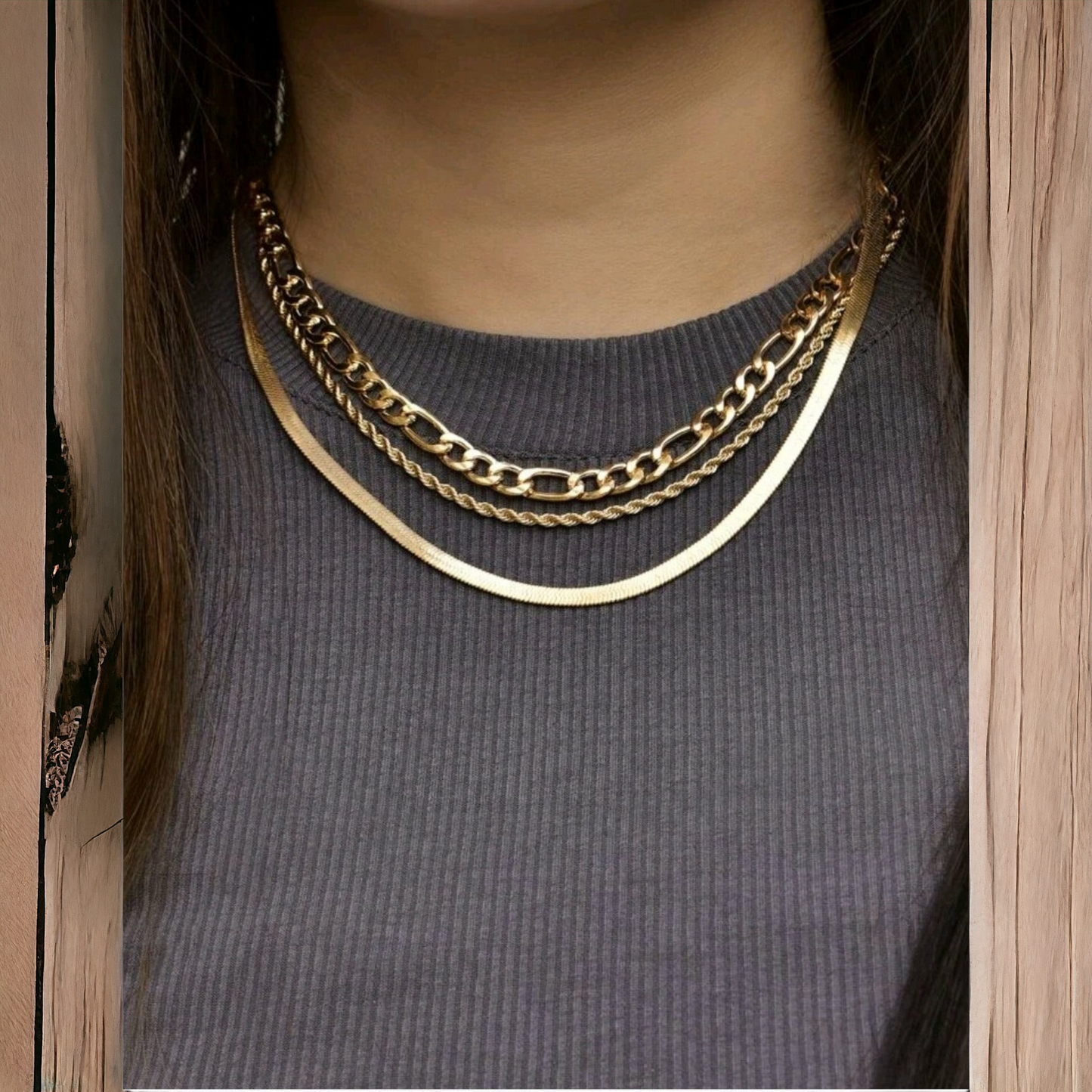 Layered necklace