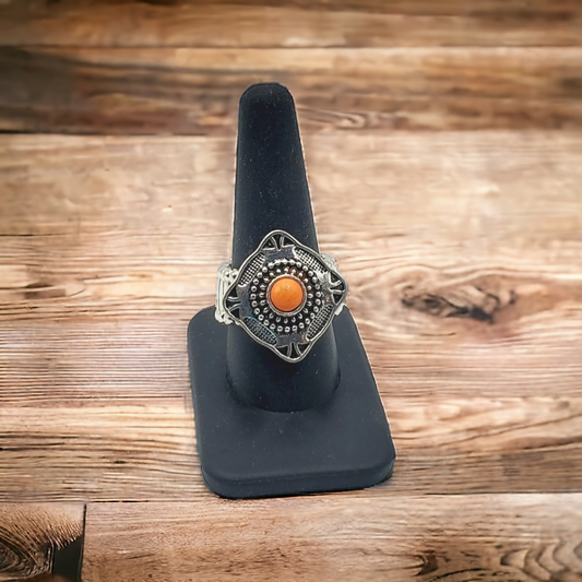 Sunrise orange ring (Jewelry)