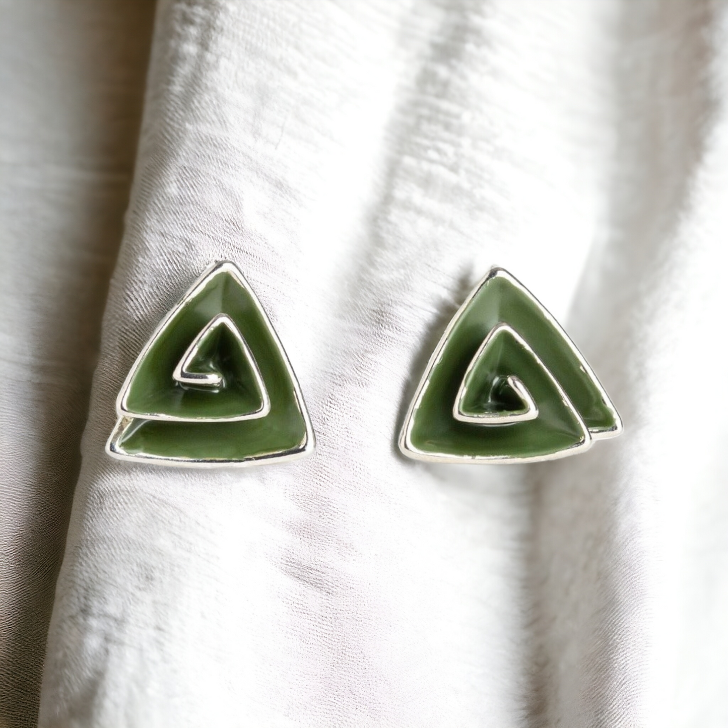 On Blast Green earrings