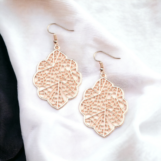 Meadow Mosaic - Rose Gold earrings (Jewelry)