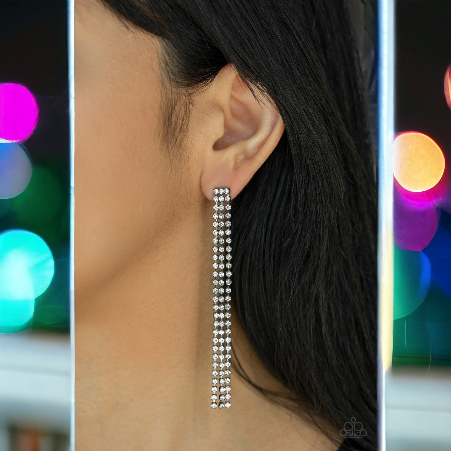 Stellar Starlight - Black earrings