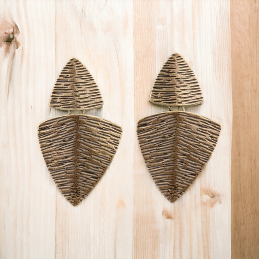 PRIMAL Factors - Brass earrings (Jewelry)