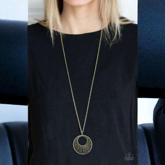 Urban Illumination - Brass necklace (Jewelry)