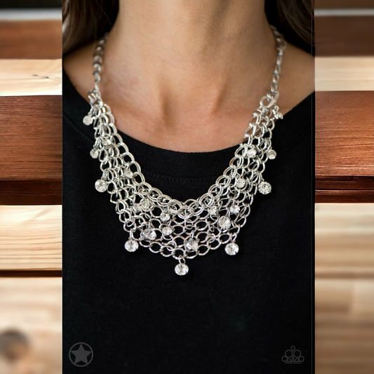 Fishing for Compliments Silver necklace (Jewelry)